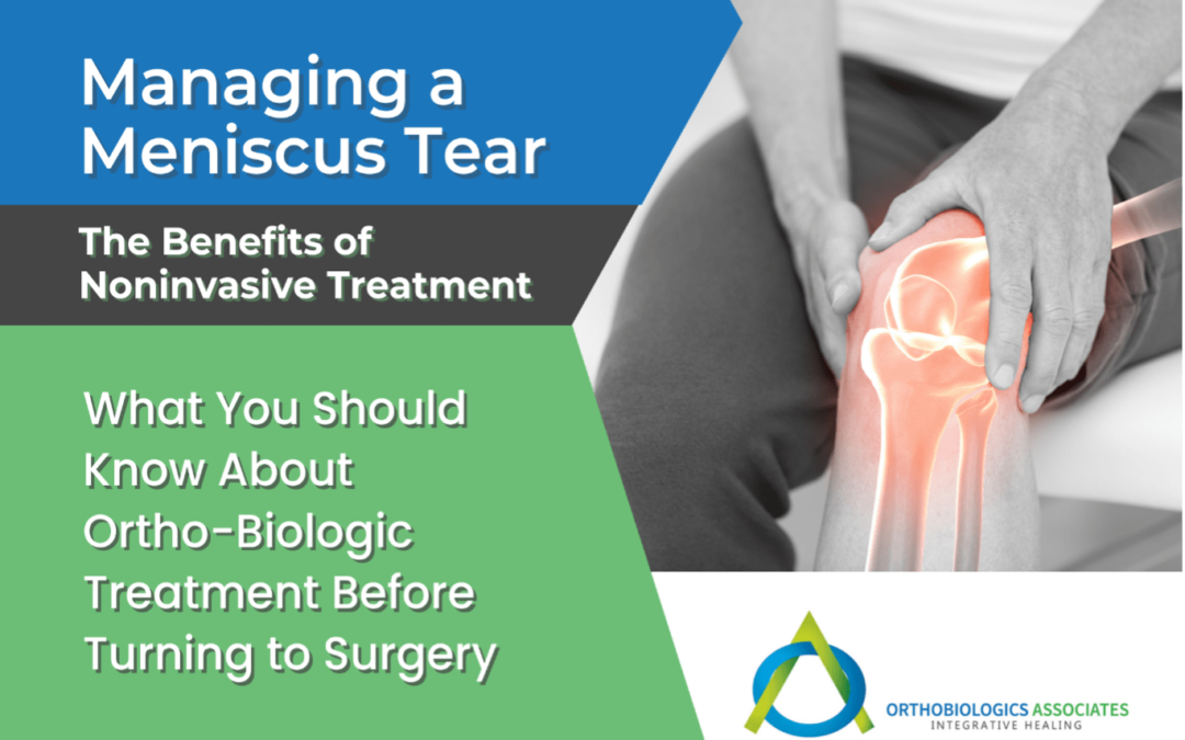 Managing a Meniscus Tear